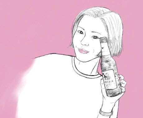 現役デザイナー似顔絵描きます 現役ファッションデザイナーがおしゃれ似顔絵描きます イメージ2