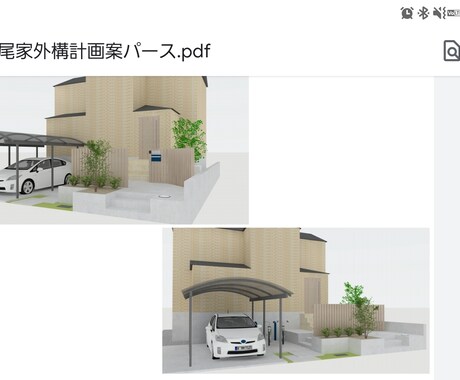 パース作成、簡単なプラン、サイト図等提供します 建築関係の仕事を簡略化したい、、。でも少し凝りたい方へ イメージ2