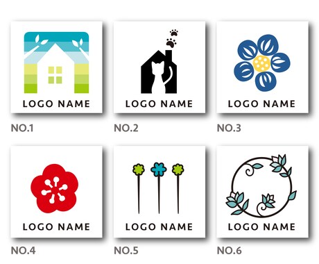 選ぶだけで簡単に世界にひとつだけのロゴが出来ます 温かみのあるシンプルなセミオーダーロゴ／ハンドメイド／会社 イメージ2