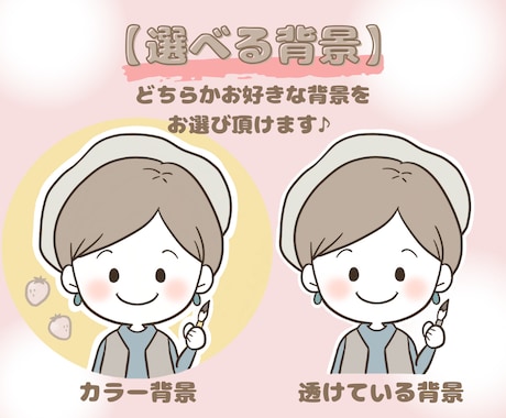 商用OK♪シンプルで可愛いアイコンお描きします SNSのアイコンに♪挿絵に♪あなただけのアイコン作れます イメージ2