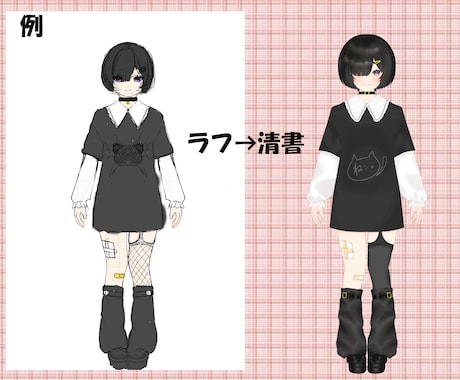 早く！安くVTuberモデル一括制作します 最短2週間～！70,000円でVTuberモデル制作します！ イメージ2