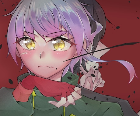 動画サムネイルや1枚絵など！イラストを描きます 動画用やグッズなど、等身・ミニキャラ問わずご相談ください！ イメージ1