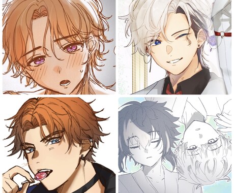 おまかせでかわいめ簡易イラスト描きます アイコンなどに:かわいめの絵柄のバストアップ絵をおまかせで！ イメージ2