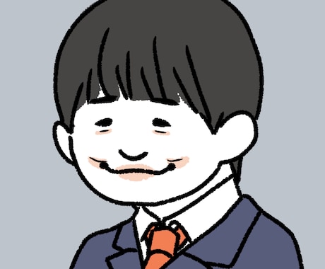 シンプルなのに似ている似顔絵をお描きします アイコンや名刺、お誕生日プレゼントにもオススメです。 イメージ1