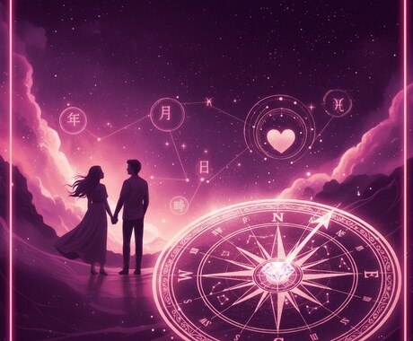 四柱推命が導く運命の恋鑑定します いつ？どこで？あなたの人生最高の恋を引き寄せる四柱推命鑑定 イメージ2