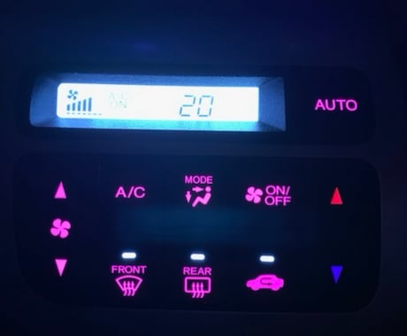 自動車等のLEDを打ち替えします 自動車等　エアコンパネル　LED打ち替え　現物加工 イメージ2