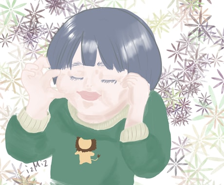 ほんわかするようなお子さまのイラストを描きます 子どものあの顔を、写真以外でも残したい！ イメージ2