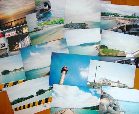 写真用紙にカラープリントして郵送代行します 写真プリントも郵送もセットで全部お任せ！！ イメージ1