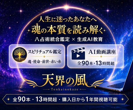 魂の本質・使命・前世を読み解きます 八占術統合で魂の地図を描く鑑定 イメージ1