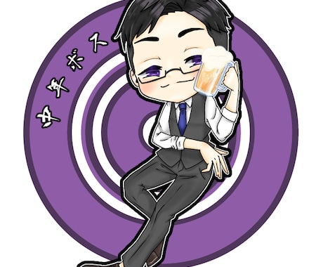 デフォルメキャラクターアイコン描きます あなたを小さいキャラクターにしちゃいます！ イメージ2