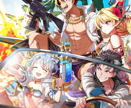 一緒に白猫プロジェクト ゲームします 一緒に白猫プロジェクトやります(•̥̑.̮•̥̑) イメージ1