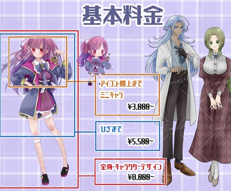 少女漫画風タッチのイラストをお描きします 【短納期可能！】イラスト全般おまかせください イメージ2