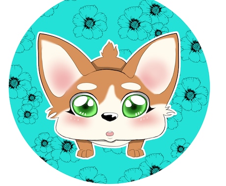ポップでゆるかわなアイコン描きます 動物ならお任せください！迅速・丁寧な納品を心がけています。 イメージ1