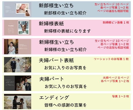 オシャレな結婚式プロフィールムービー作ります 修正無制限！丁寧に最後まで寄り添って仕上げます イメージ2