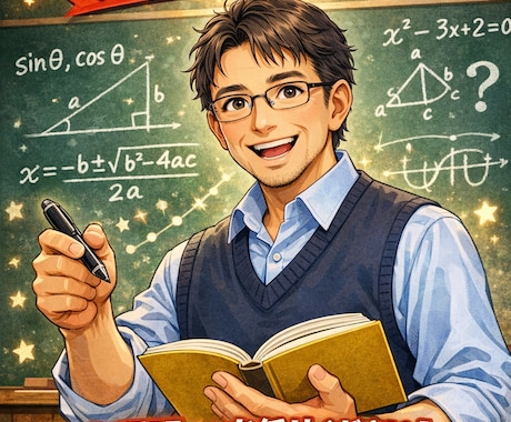 中学、高校の数学、高校、大学受験まで教えます 基本を大切にした自然な解法、汎用性の高い解法を提供します。 イメージ1
