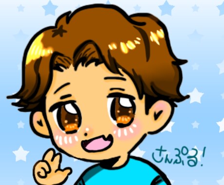 似顔絵アイコン描きます TwitterやLINEで人と被りたくない！て方にオススメ！ イメージ2