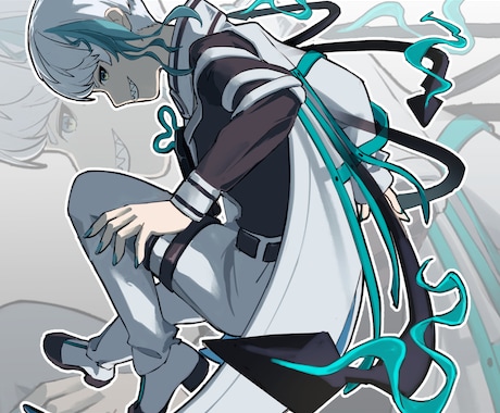 全部おまかせ！厚塗りファンアート制作します FAを増やしたいあなたに全身入りのイラストをご提供！ イメージ2