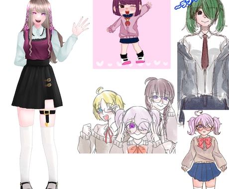 オリジナルイラスト作成します イメージ1