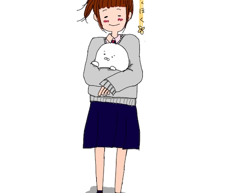 ゆるく絵を描きます 絵を全力でゆるく動物や食べ物等なんでも描きます！ イメージ1
