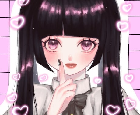 あなたのSNSのアイコンを描きます キラキラや透明感のあるイラスト イメージ1