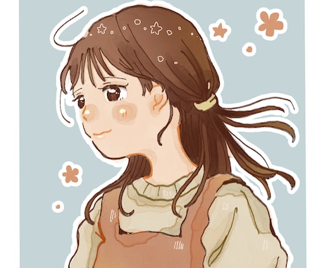 あたたかみのあるイラスト、アイコン描きます イメージ1