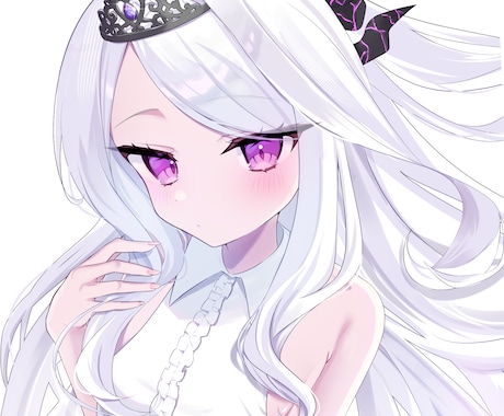 ふんわりかわいい女の子イラスト制作します SNSアイコン / 配信 / 創作キャラなど対応◎ イメージ1