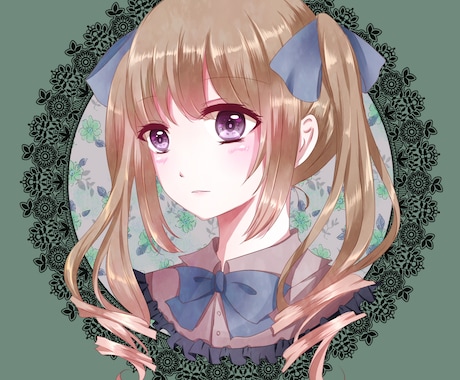 SNS等で使えるアイコン描きます 可愛い系、綺麗系が好みの方におすすめです! イメージ1