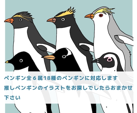 横向きペンギンのイラストを作成します 【商用利用可能】推しペンのアイコン作りませんか イメージ2