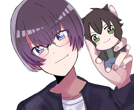 視線誘導を使った注目されやすいアイコン描きます アイコンはあなたの顔になる！特別なアイコンイラスト描きます イメージ2