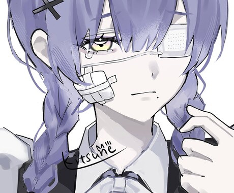 SNSアイコン用の可愛い女の子を描きます 心を込めて可愛く魅力的な女の子を描きます！ イメージ2