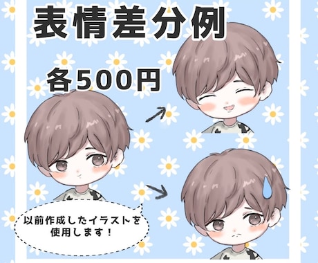 リピーター様専用！差分の作成致します 表情差分・ポーズ追加などこちらにてご相談下さい！ イメージ2