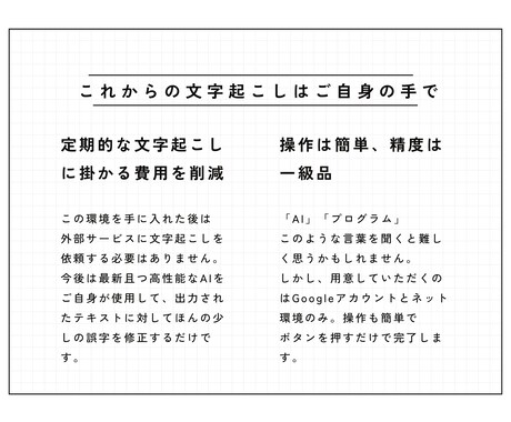 無料でAI文字起こし出来るクラウド環境を作ります 買い切りで月額費用無し！高品質な文字起こし環境を作ります イメージ2