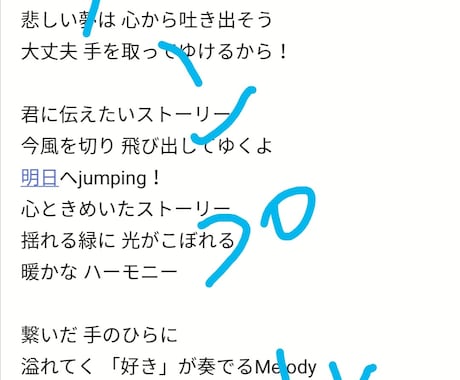 作詞提供/商用利用可。最短1日〜で歌詞入れします 提供実績あり。各ジャンル、楽曲テーマに沿って短期で歌詞を提供 イメージ1