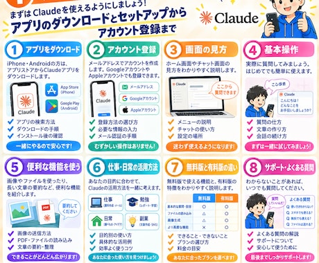 初めてのClaudeの使い方を教えます イメージ1