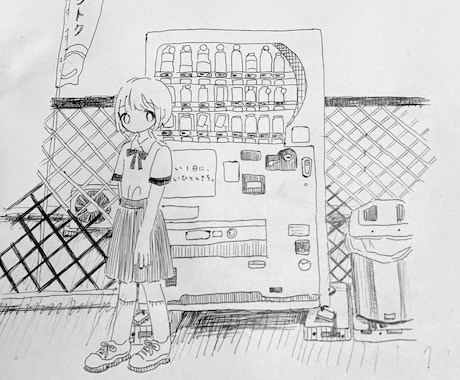 思い出の場所、イラストにします 思い出の場所に女の子を加えたイラストを描きます！日常風景も！ イメージ2