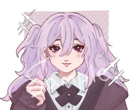 アイコンやヘッダーなどに使える絵を描きます 満足できるようなイラストを描きます！！ イメージ1