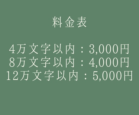 小説添削・講評｜読者目線で改善点をお伝えします 文学芸術からエンターテインメントまで対応可能 イメージ2