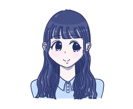 なんでもOK！かわいい女の子のアイコン描きます ♡基本的になんでもOK！♡似顔絵も可です♡ イメージ2
