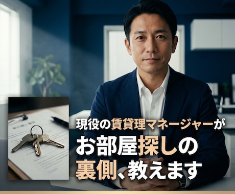 賃貸管理のプロが教えます 賃貸管理のプロが教える！失敗しないお部屋探しを伝授します。 イメージ1