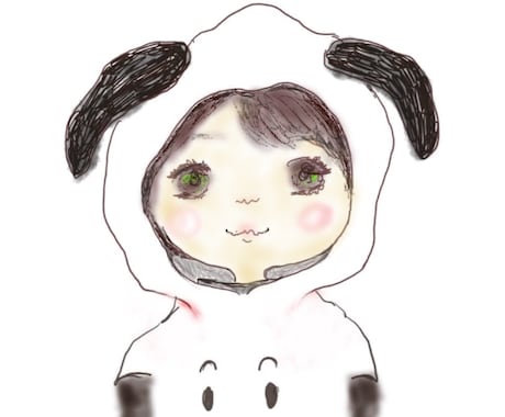 見るたびに幸せになる！似顔絵アイコンお描きします お気に入りの服やアクセ、口癖など、無料追加OK！ イメージ1
