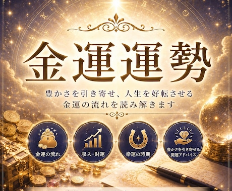 貴方様には、お金を引き寄せる力があります 収入は、才能を知ることで変わり始める。 イメージ1