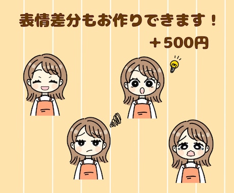 SNSアイコン！ゆるかわ似顔絵イラスト制作します 配信・SNSに使えるゆるかわデフォルメアイコン制作します イメージ2