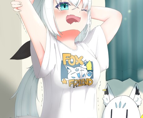 イラストを描きます キャラデザ、1枚絵、SD、等身イラストなどお任せ下さい イメージ1