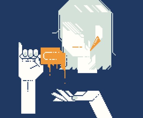 抽象的なデザインのドット絵アイコン描きます 大人っぽいスタイリッシュなアイコンが欲しい!という方へ イメージ2