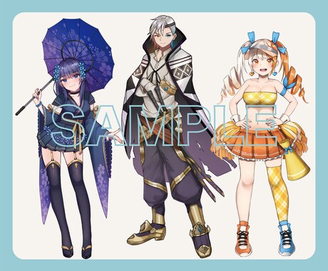 イラスト描きます キャラクターデザインも承ります！ イメージ2