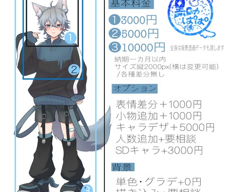かっこ可愛いイラストをすぐ描いて納品できます 簡単な構図であればご依頼から最短1日で納品可能！ イメージ2