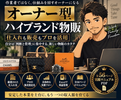 オーナー型ブランド物販の仕組みを公開します イメージ1