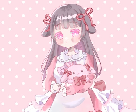 ふわふわ可愛い愛されイラスト描きます アイコン、ヘッダー、1枚絵など、どんなイラストも承ります♡ イメージ2