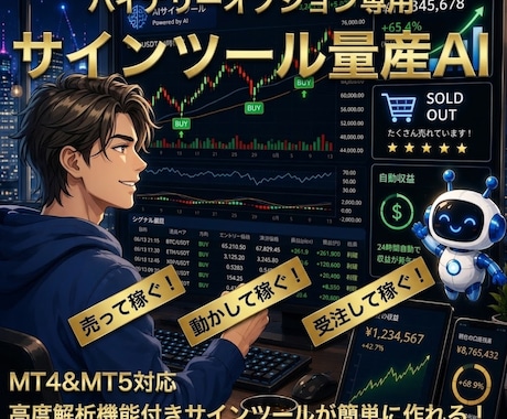 サインツールを量産するAIシステムを提供します 今日から副業 | 初心者向け｜コンテンツ販売 | スキル獲得 イメージ1