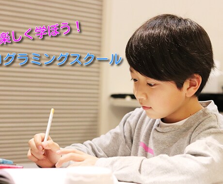 こども向けプログラミングスクールを行います お子さんが楽しくプログラミングを学べます！ イメージ1